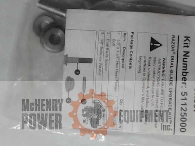 Genuine Ariens Gravely KIT RAZOR UPGRADE-DUAL BLADE Part Number 51125000