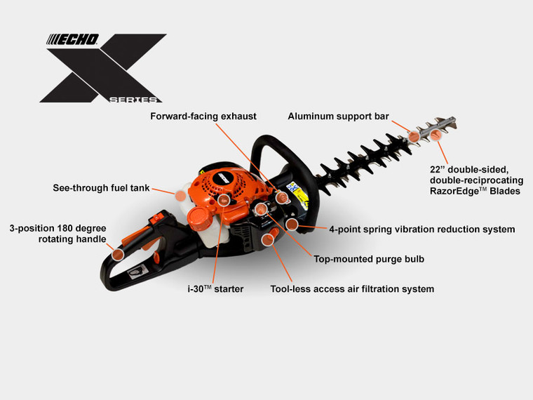 Echo 21.2 CC 22" DS HEDGE TRIMMER Model# HC-2210
