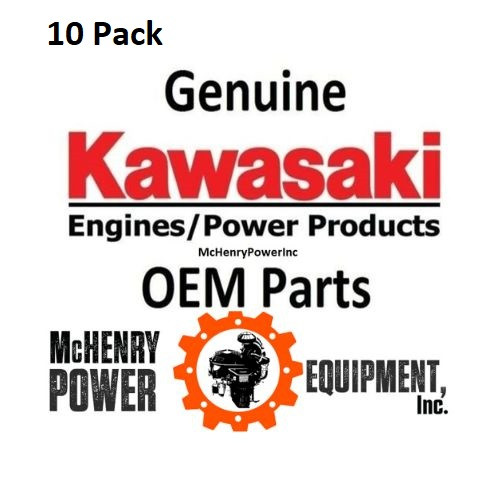 10 Pack of Genuine Kawasaki SCREW-PAN-CROSS 5X10 Part# 220AA0510