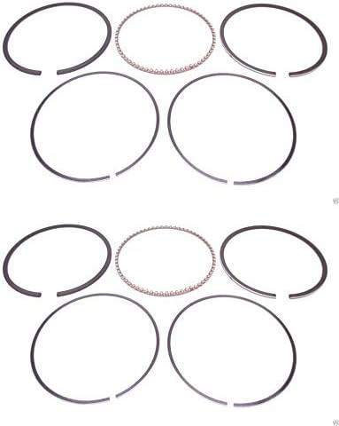 2 PK Genuine Kawasaki OEM RING-SET-PISTON Part# 13008-6056