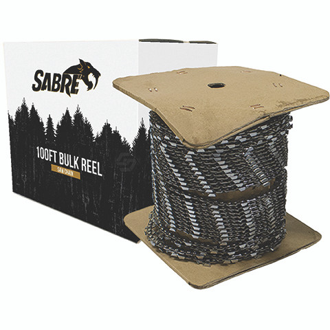 Sabre Chain Reel 100'  .325"", .050"", Semi-Chisel Reduced Kickback    097-3106