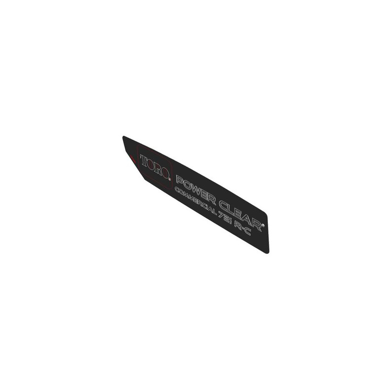 Genuine Toro DECAL-SHROUD LH Part# 139-3533