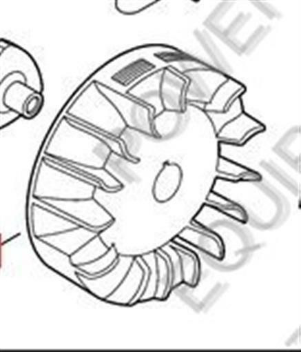 Genuine Echo / Shindaiwa FLYWHEEL, ALUMINUM Part# A409001280