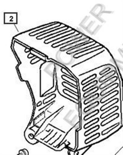 Genuine Echo COVER, MUFFLER Part# A320000220