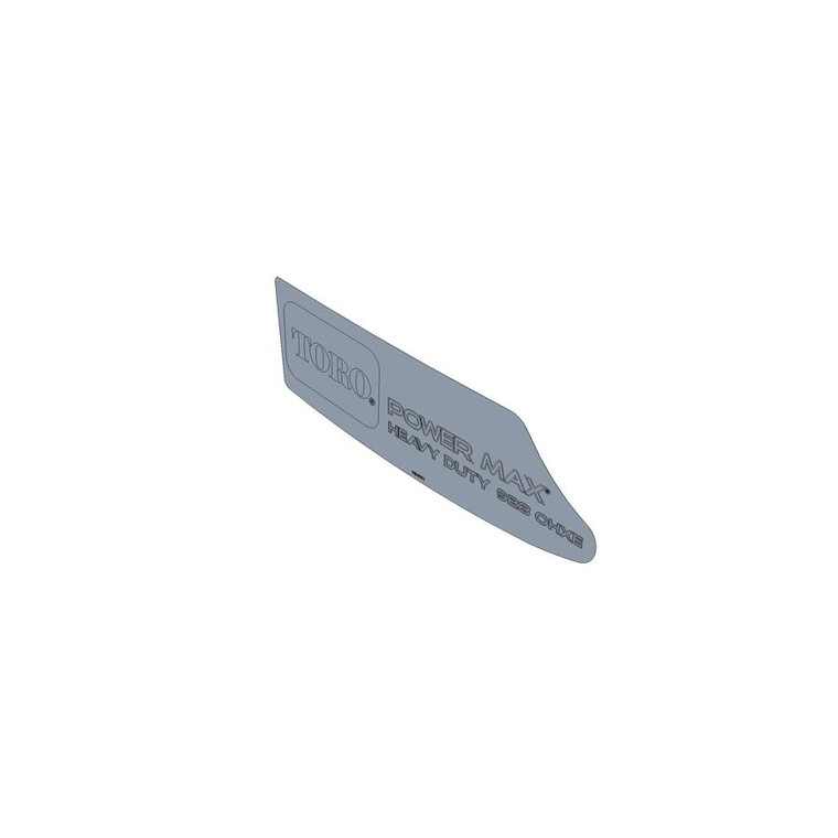 Genuine Toro DECAL-CONTROL PANEL Part# 130-9781