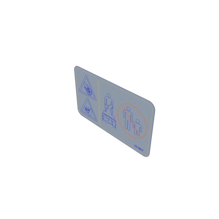 Genuine Toro DECAL-DANGER, AUGER Part# 121-6817