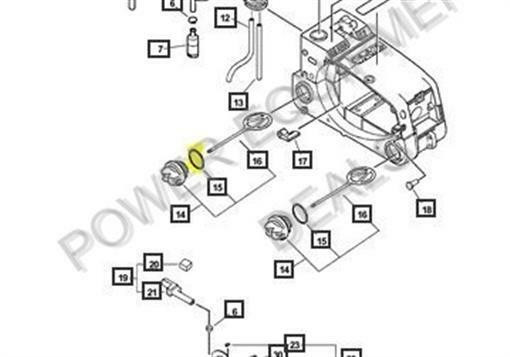 Genuine Echo / Shindaiwa O RING Part# 90072100025