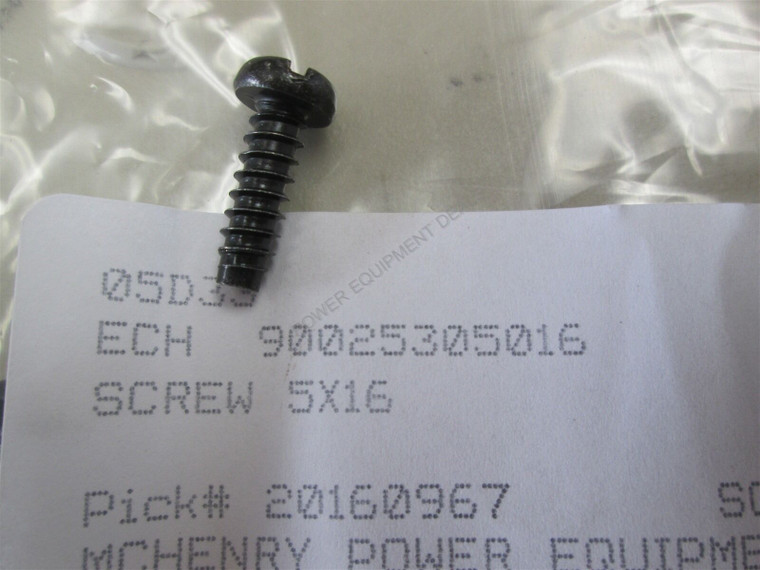 Genuine Echo / Shindaiwa SCREW 5X16 part # 90025305016