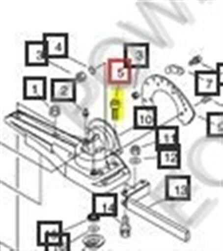 Genuine Echo / Shindaiwa BOLT, H.S. 5X8 Part# 90010505008