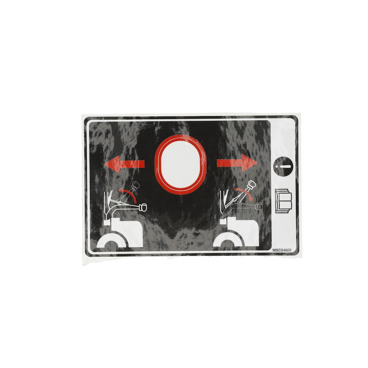 Genuine Toro DECAL,TOGGLE SWITCH SMARTHITCH2 Part# MSC04605
