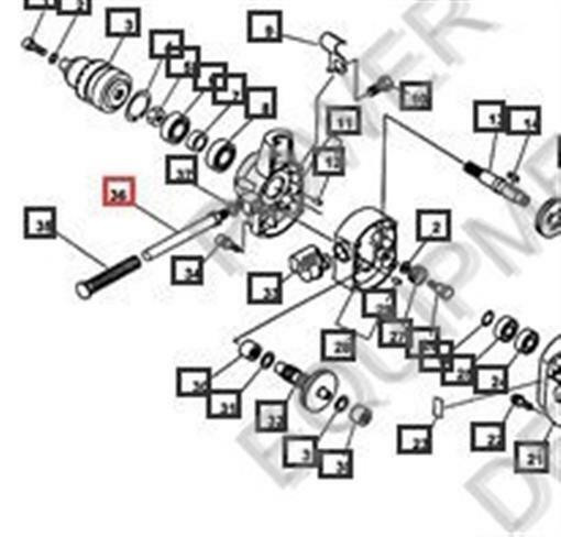 Genuine Echo / Shindaiwa HANDLE, LEFT Part# 35121005560