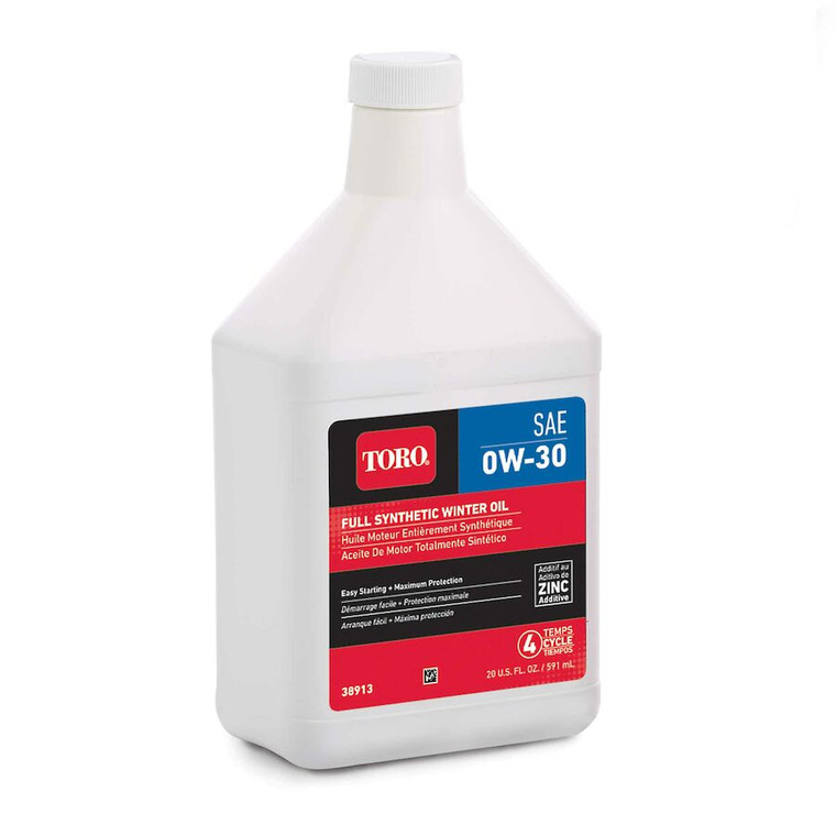 Genuine Toro TORO SNOW OIL 0W30 SYNTHETIC-20 OZ BTL Part# 38913