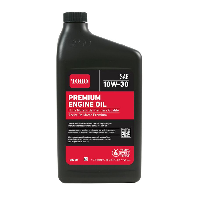 Genuine Toro 10W30 4-CYCLE ENGINE OIL 32 OZ BOTTLE Part# 38280