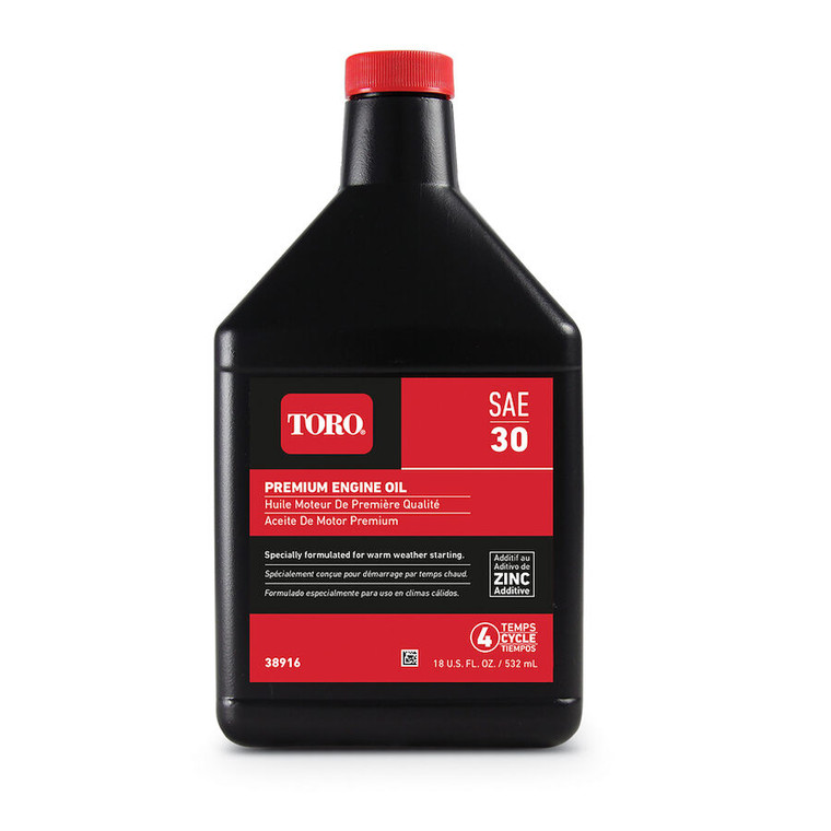 Genuine Toro SUMMER OIL  (1CASE=24, 18 OZ BOTTLES) Part# 38916