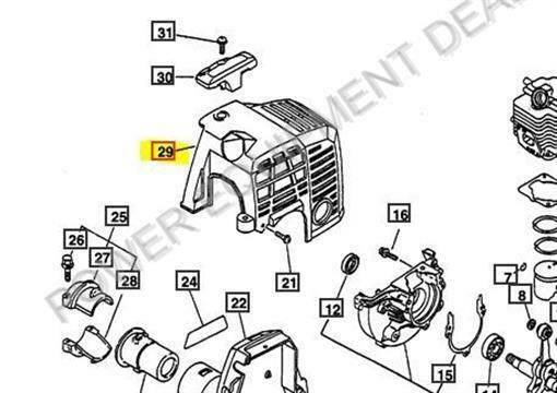Genuine Echo COVER, CYLINDER Part# 10151448930