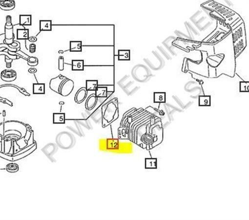 Genuine Echo / Shindaiwa GASKET, CYL. BASE Part# 10101044332