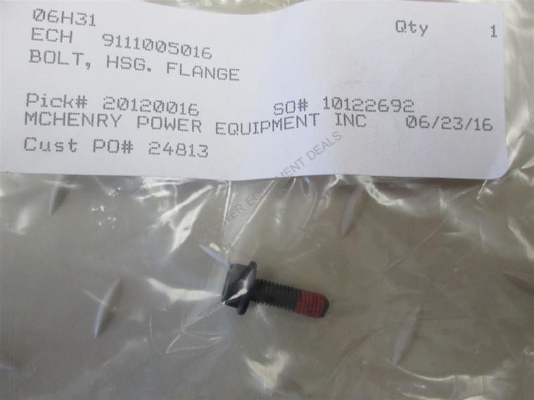 Genuine Echo / Shindaiwa BOLT, HSG. FLANGE Part# 9111005016