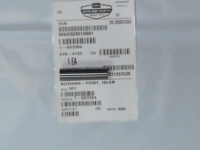 Genuine Toro BUSHING-PIVOT, IDLER Part# 1-603384