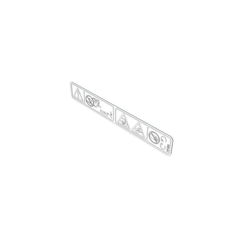 Genuine Toro DECAL-DANGER DEFLECTOR Part# 147-3023