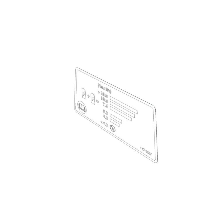 Genuine Toro DECAL-BATTERY BUCKET Part# 147-1787