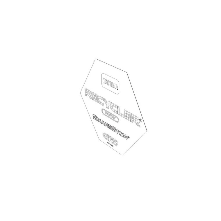 Genuine Toro DECAL-BRIGGS GTS SS CE Part# 147-0569