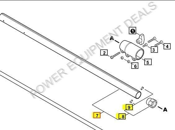 Genuine Echo / Shindaiwa UPPER SHAFT ASY. Part# C050000760