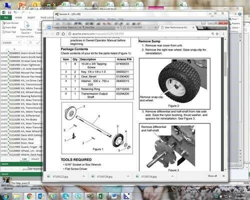 Genuine OEM Ariens Walk-Behind Mower Kit, Waw Transmission Shaft 51113600