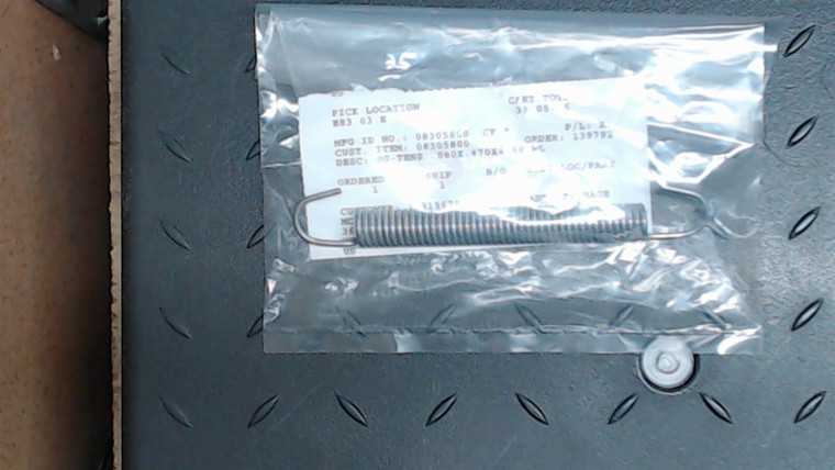 Ariens Walk-Behind Mower Tension Spring .080 x .470 x 5.87  08305800
