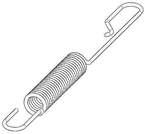 Genuine OEM Ariens Sno-Thro Spring, Extension 08300539