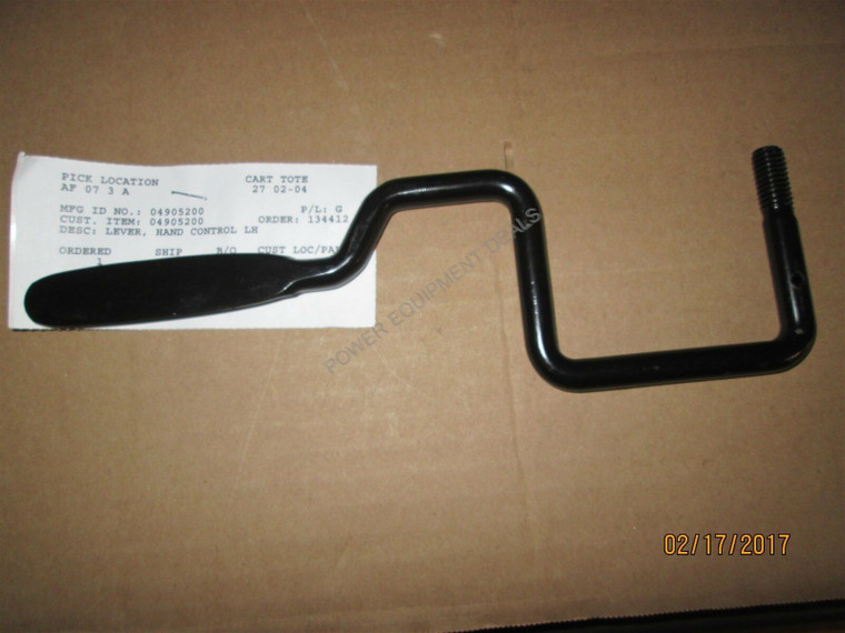 Genuine OEM Ariens Zero Turn Mower Lever, Hand Control Left Hand 04905200