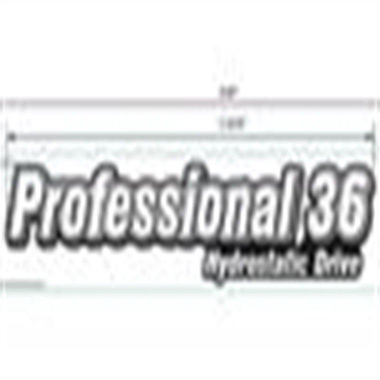 Genuine Ariens Sno-Thro Decal, Hydro Pro 36 Part# 08000821