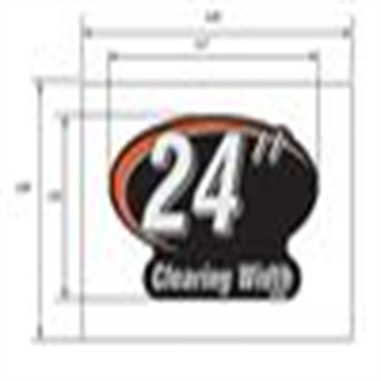 Genuine Ariens Sno-Thro Decal, Housing - Sno-Tek 24 Part# 08000806