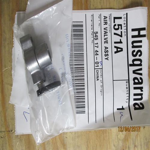 Genuine AYP SEARS HUSQVARNA AIR VALVE ASSY Part# 545174401