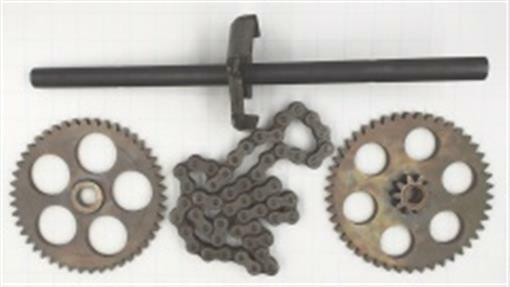 Genuine MTD  KIT WHEEL AXLE TILLER Part#  753-0645
