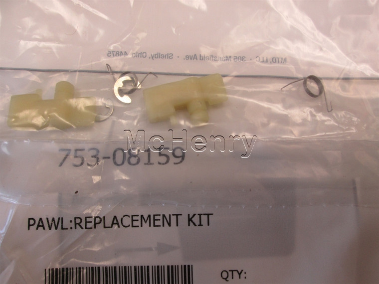 Genuine MTD  KIT: PAWL REPLACE Part # 753-08159