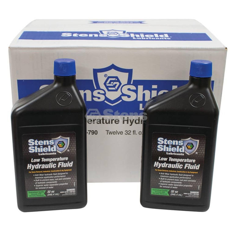 Hydraulic Fluid For Low Temperature Hydraulic Fluid, Twelve 32 oz. bottles