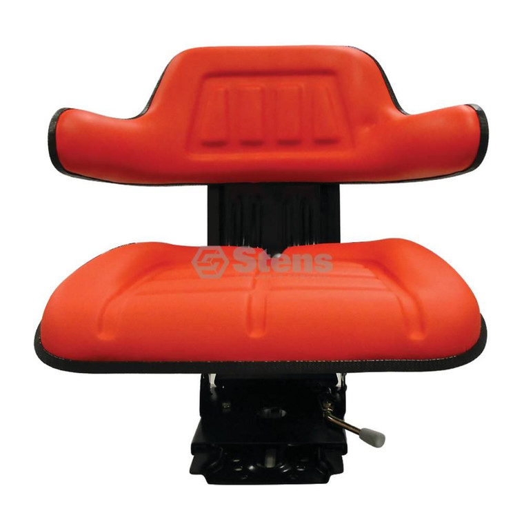 Seat For Economy suspension, red, adjustable