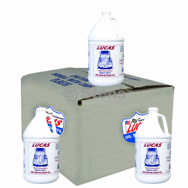 Gear Oil For SAE 80W-90, Four 1 gallon bottles