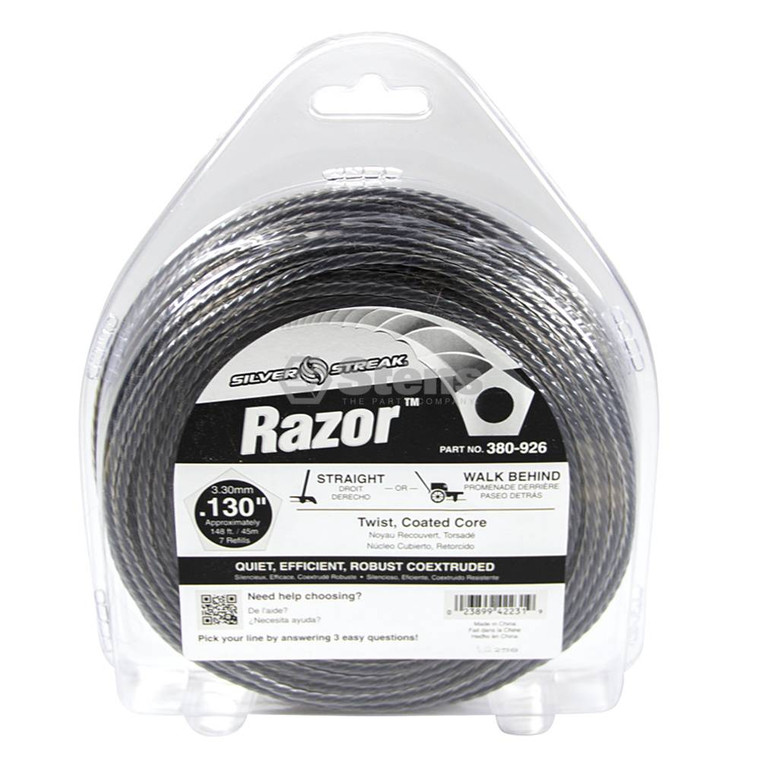 Razor Trimmer Line  .130 1 lb. Donut Part # 380-926