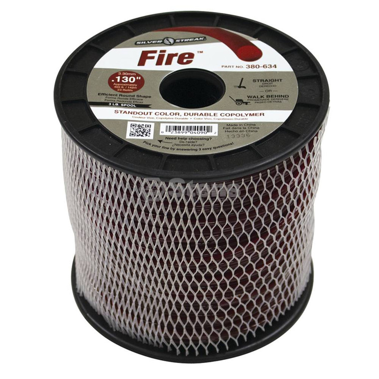 Fire Trimmer Line  .130 3 lb. Spool Part # 380-634