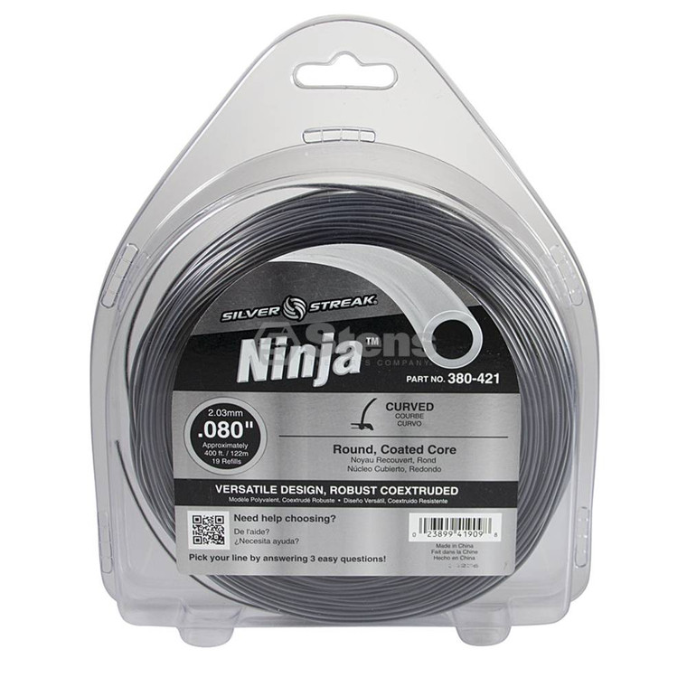 Ninja Trimmer Line  .080 1 lb. Donut Part # 380-421