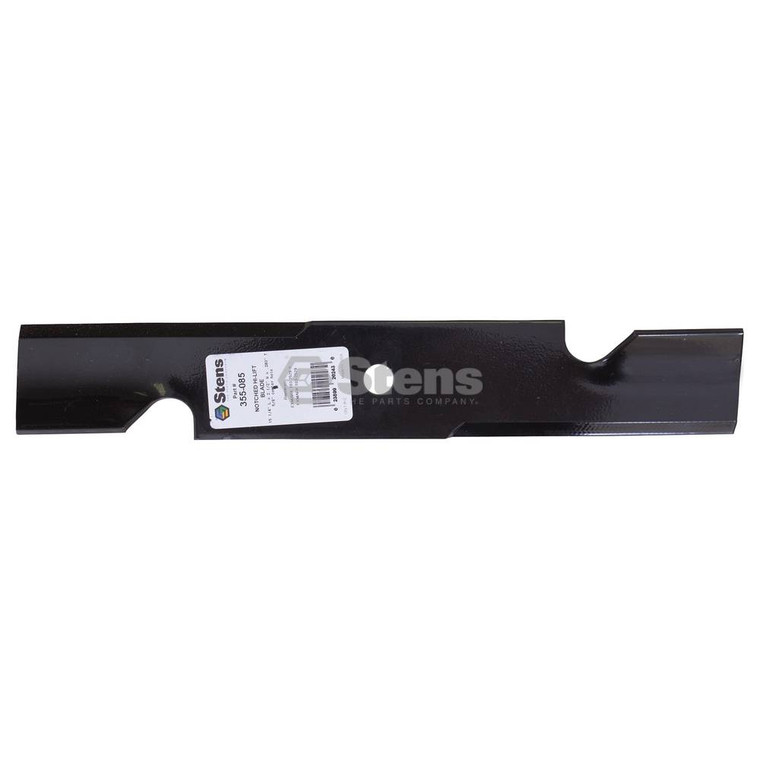Notched Hi-Lift Blade replaces Exmark 103-2529-S Part # 355-085