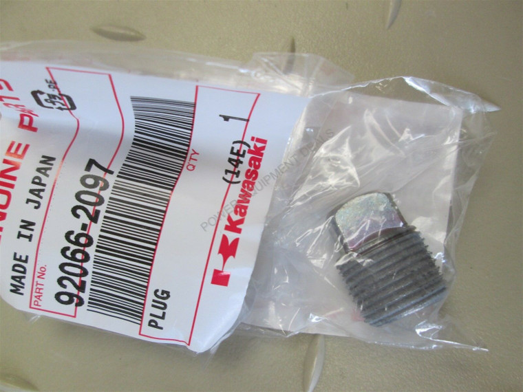 Genuine Kawasaki OEM PLUG Part# 92066-2097