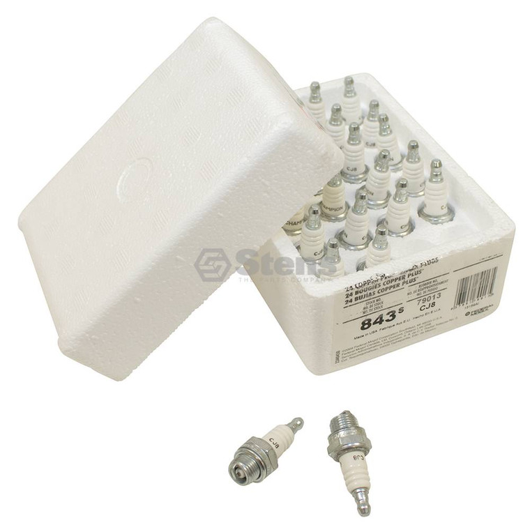 Spark Plug Shop Pack replaces Champion 843S/CJ8 Part # 130-450