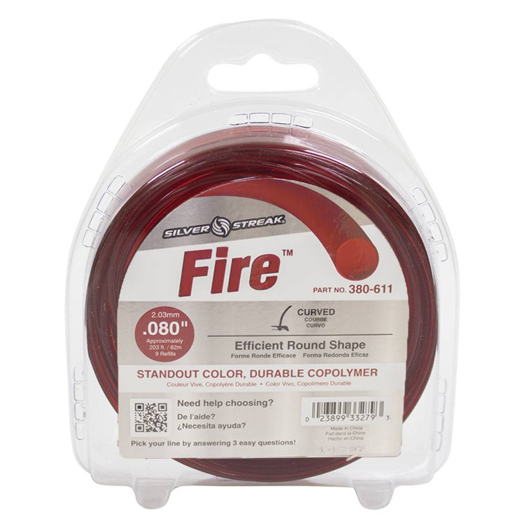 Fire Trimmer Line  .080 1/2 lb. Donut Part # 380-611
