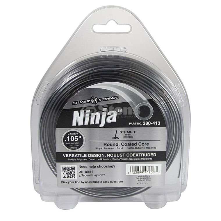 Ninja Trimmer Line  .105 1/2 lb. Donut Part # 380-413