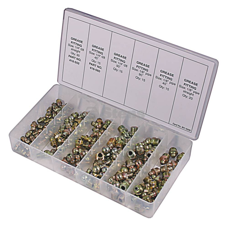 Grease Fitting Kit  110 Piece Kit Part # 415-190