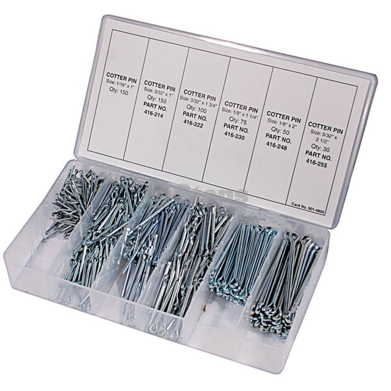Cotter Pin Kit  555 Piece Kit Part # 415-141