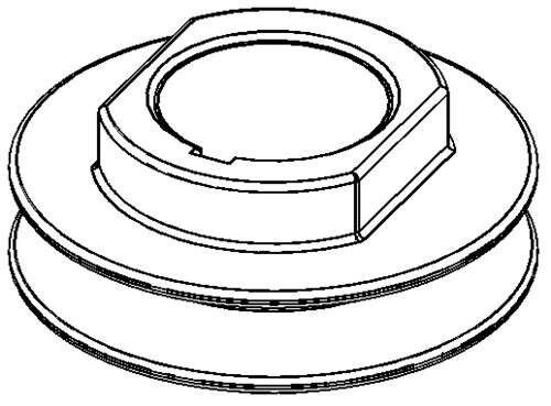 Ariens Walk-Behind Mower Pulley, Ground Drive, Lawn Mower 07343700