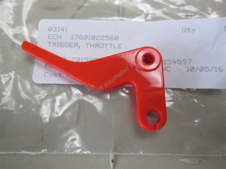 Genuine Echo / Shindaiwa TRIGGER, THROTTLE Part# 17801022560